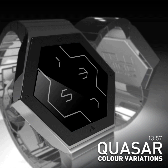 QUASAR LCD Watch Concept by Scheffer Laszlo