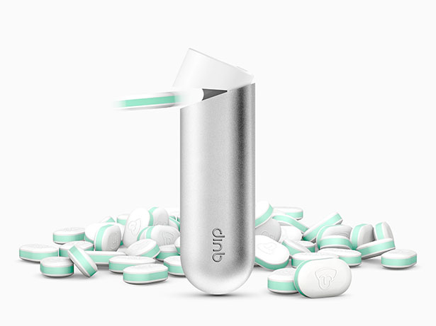 Quip Gum + Refillable Dispenser Kit