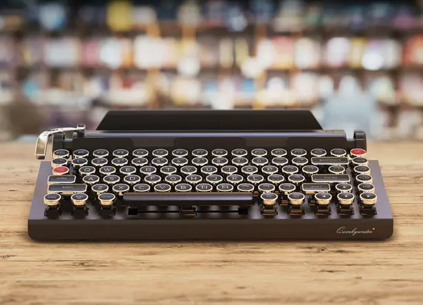 Qwerkywriter : Retro Mechanical Bluetooth Keyboard with Satisfying Clicky Sound