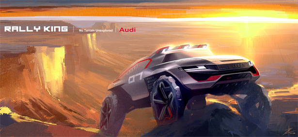 Rally King Concept Car by Tony Chen