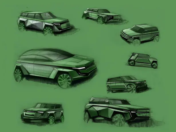 Range Rover Diamond Concept Car by Manole Romulus