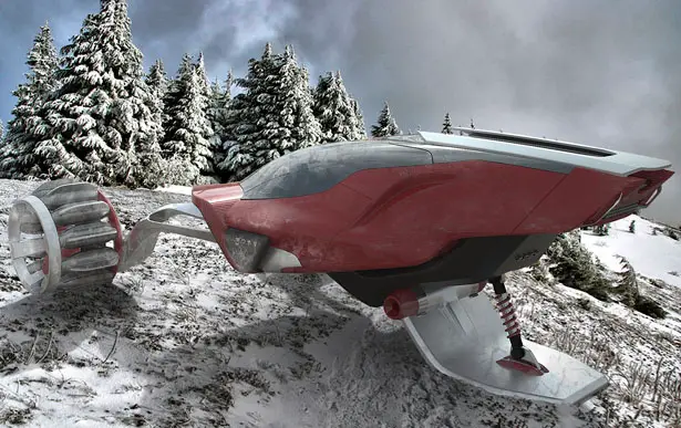 Rapid Deployment Snow Vehicle (RDSV) by Juan Garcia Mansilla