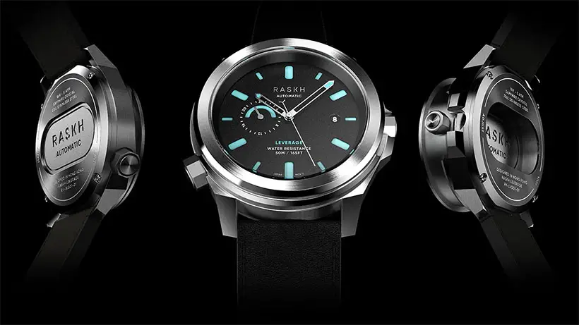 RASKH LEVERAGE Watch with Built-In Bottle Opener