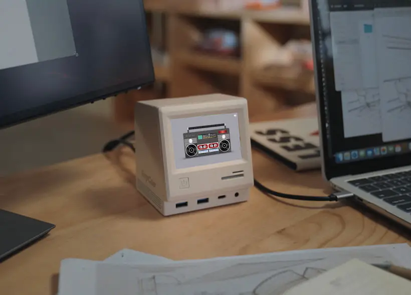 Raycue 128K - Cool Retro Dock with Customized Display