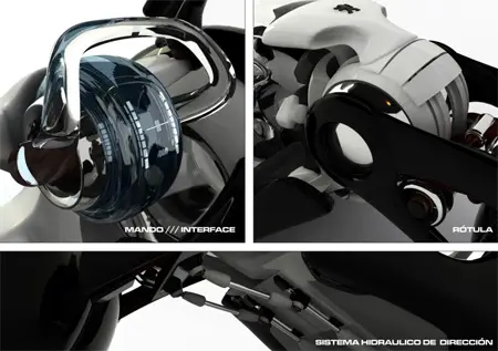 peugeot RD 3 wheel futuristic car concept