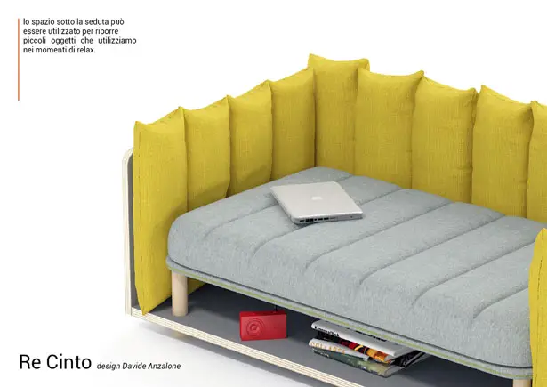 Re Cinto Sofa by Davide Anzalone