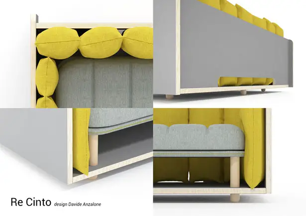 Re Cinto Sofa by Davide Anzalone