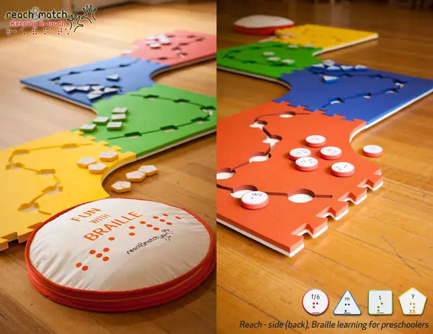 Reach & Match Braille Learning Toy by Lau Shuk Man