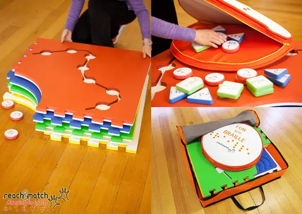 Reach & Match Braille Learning Toy by Lau Shuk Man