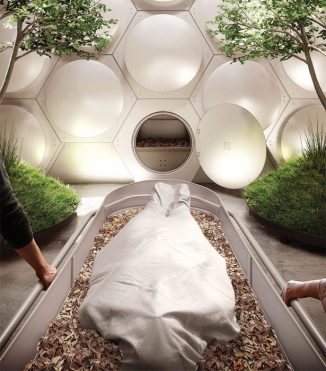Recompose Building Facility Gently Converts Human Remains into Soil