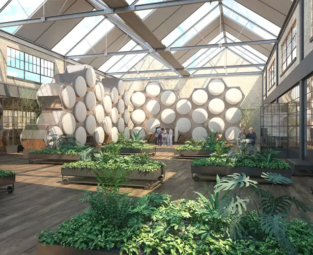 Recompose Building Facility Gently Converts Human Remains into Soil