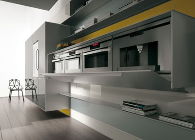 recyclable kitchen from valcucine