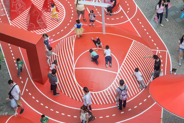 Red Planet Public Space Playground by 100Architects