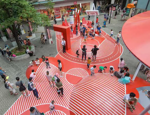 Red Planet Public Space Playground by 100Architects