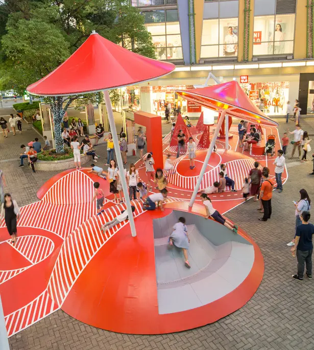Red Planet Public Space Playground by 100Architects