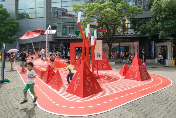 Red Planet Public Space Playground by 100Architects