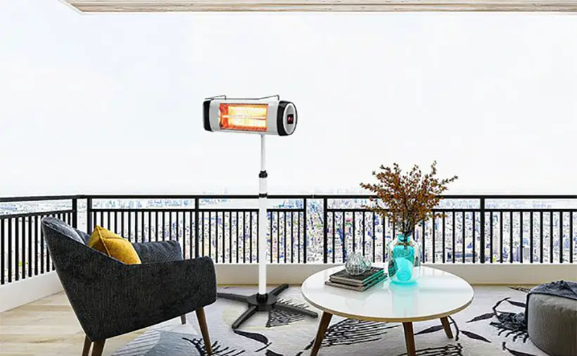 Modern Redkey Electric Infrared Patio Heater