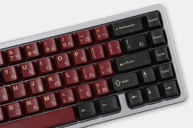 Cool RedSuns GMK Red Samurai Keycap Set Features Japanese Warrior's Armor Color Signature