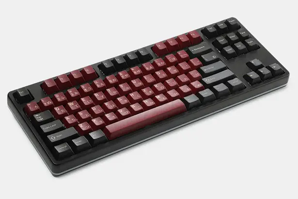 Cool RedSuns GMK Red Samurai Keycap Set Features Japanese Warrior's Armor Color Signature