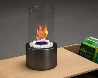 Regal Flame Eden Tabletop Bio Ethanol Fireplace Creates Warm and Romantic Ambience