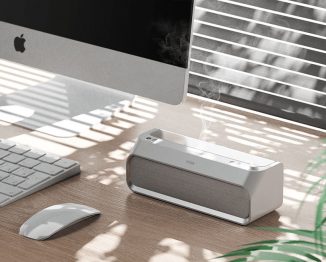 Relax Smart Diffuser Speaker Concept for Productive and Stress-free Work Environment