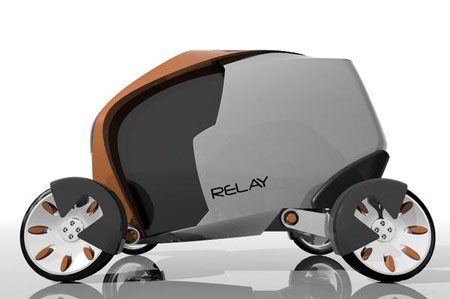 relay urban delivering vehicle