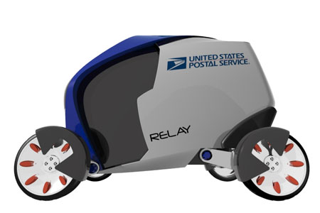 relay urban delivering vehicle