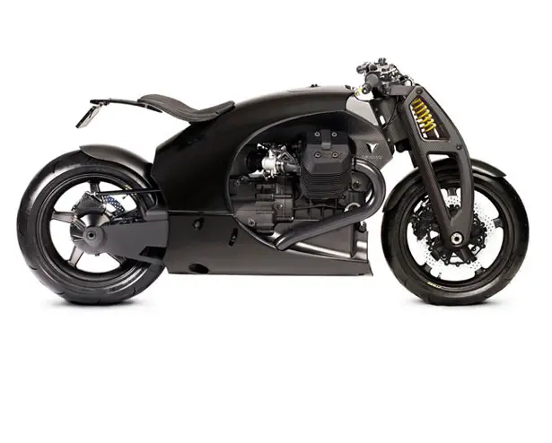 Renard GT Motorcycle Features Carbon-Fiber Monocoque Reinforced with Kevlar