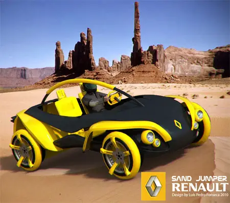 Renault 2010 Sand Jumper All Terrain Vehicle Provides Fun In An Eco-Friendly Manner