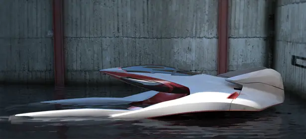 Renault Hydroplane Concept : Hybrid Vehicle Between A Plane and A Boat