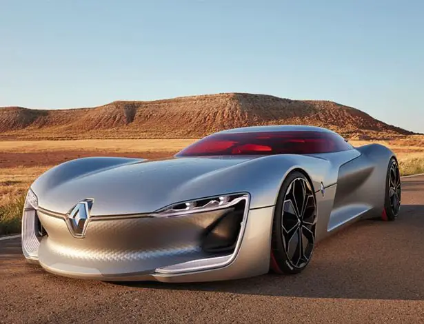 Futuristic Renault Trezor Electri GT Concept Car