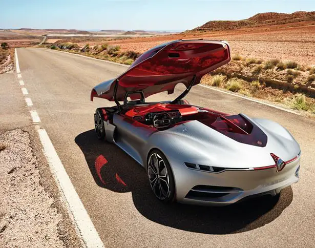 Futuristic Renault Trezor Electri GT Concept Car