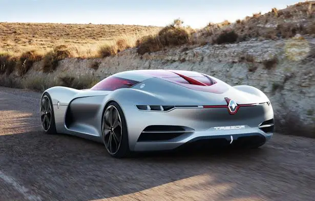 Futuristic Renault Trezor Electri GT Concept Car