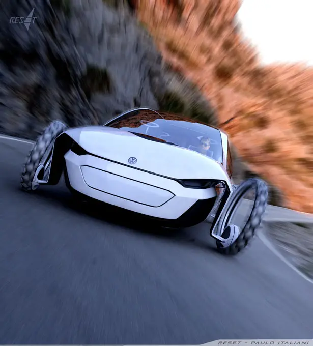 RESET convertible concept car by Paulo Gustavo Italiani
