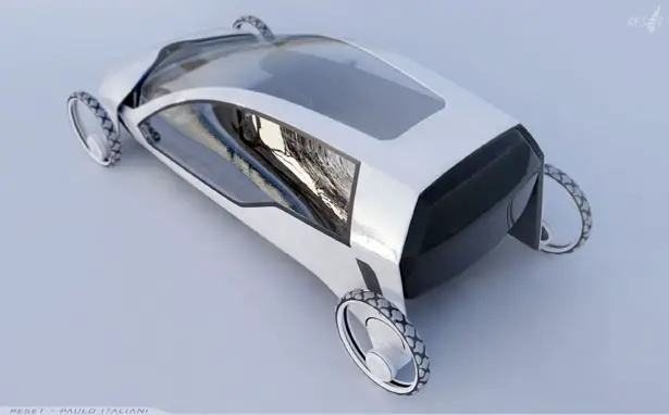 RESET convertible concept car by Paulo Gustavo Italiani