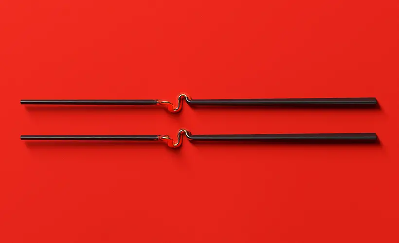 Restless Chopsticks Tableware by Marko Stanojevic