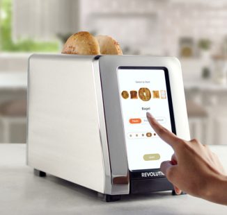 Modern Revolution InstaGLO R180 High-Speed Smart Toaster Makes Perfect Toast Every Morning