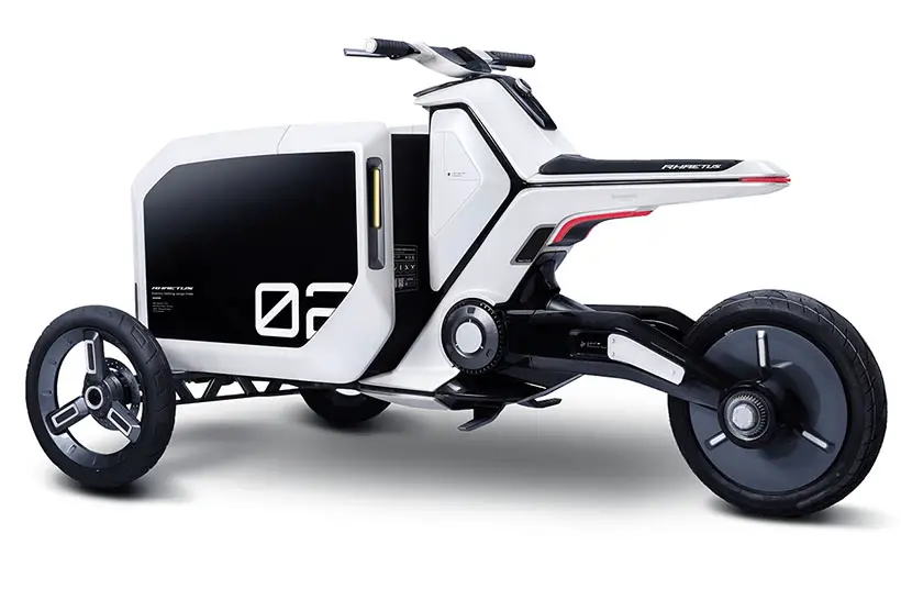 Rhaetus Electric Folding Cargo Trike by HTH Design