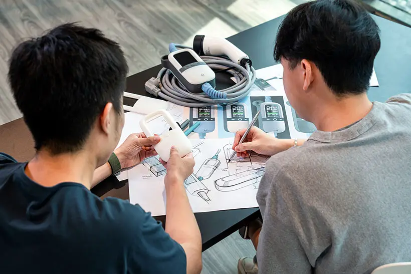 Rheidon EV Charger Concept by Rodney Loh, Sim Hao Jie, Edmund Zhang, ​Jexter Lim, Nathaniel Ng, Edwind Tan, Zijie Mok, Kelly Boon