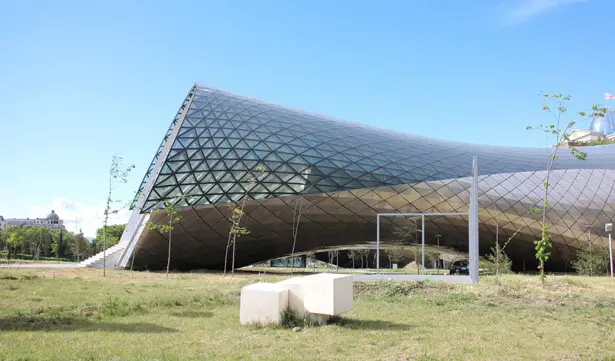 Rhike Park Music Theater and Exhibition Hall by Fuksas