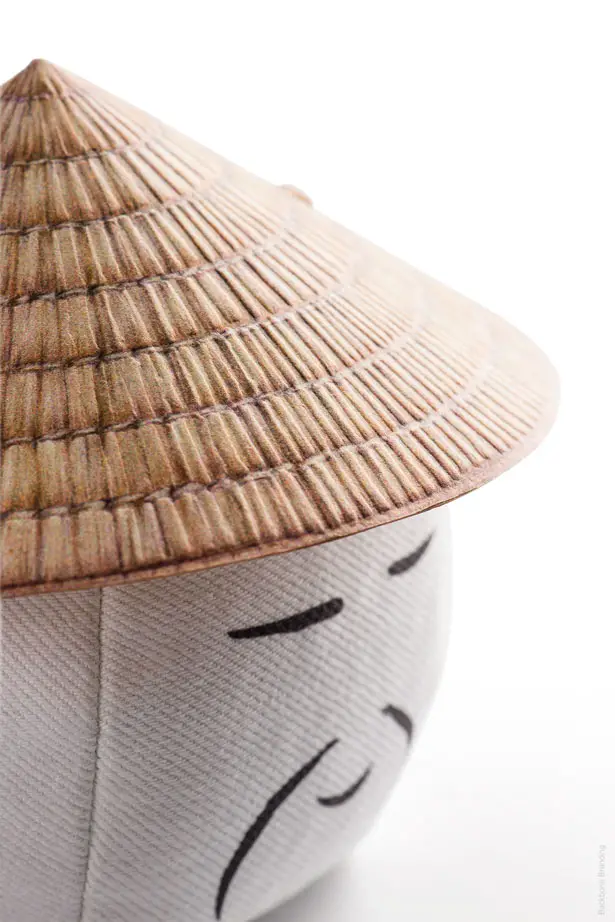 RICEMAN - Cute Rice Packaging Design Honors Farmer with Conical Hat Functions as A Measure by Backbone Branding