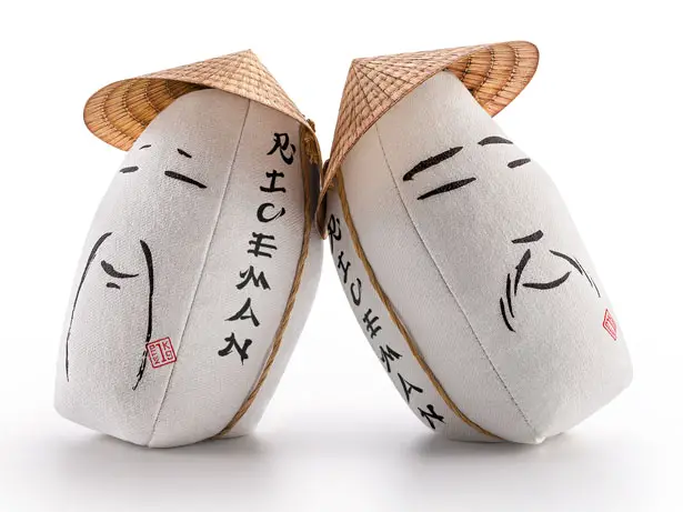 RICEMAN - Cute Rice Packaging Design Honors Farmer with Conical Hat Functions as A Measure by Backbone Branding