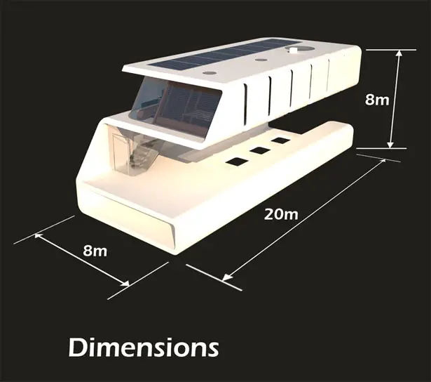 Rieul Floating Home with Dock for Yacht Owner by Hyun-Seok Kim