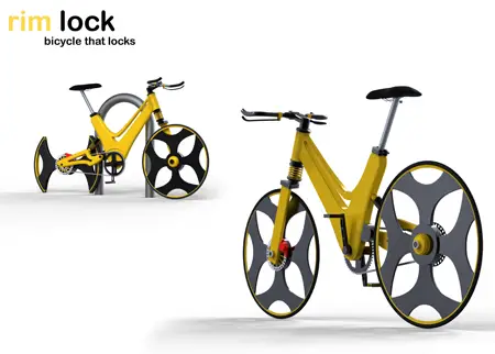 RimLock Bike is Designed to Lock Itself