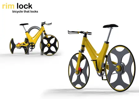 rim lock - bicycle that locks