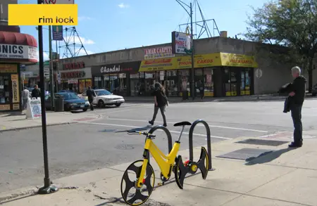 rim lock - bicycle that locks