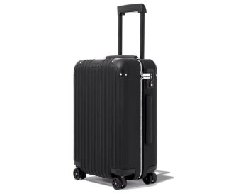 RIMOWA Distinct Cabin Suitcase Is Crafted in Leather with Anodized Aluminum