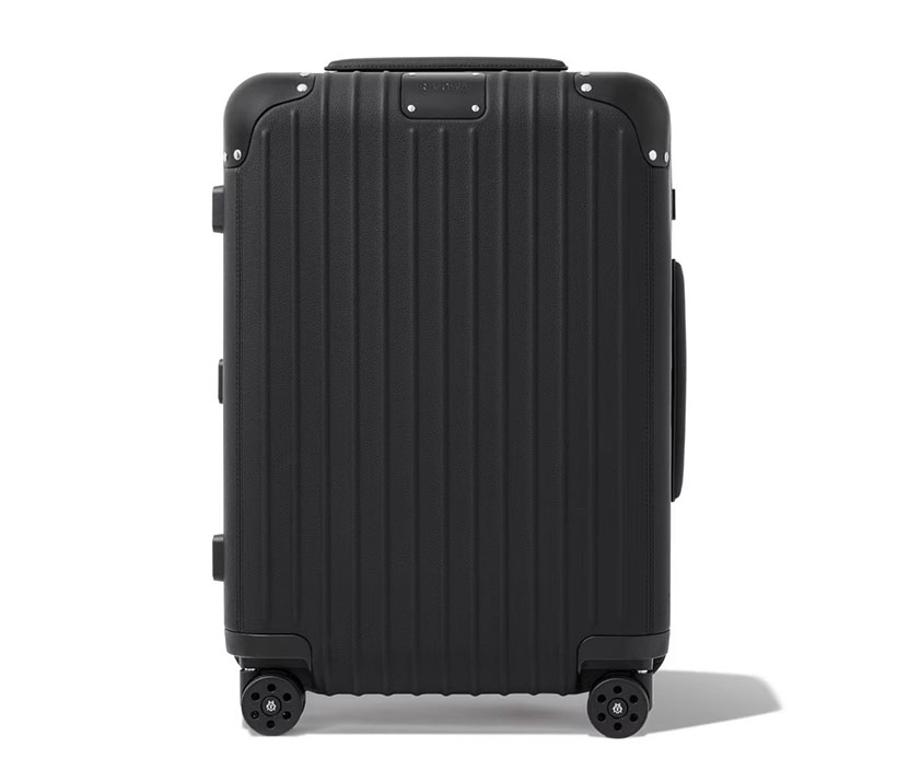 RIMOWA Distinct Cabin Suitcase Is Crafted in Leather with Anodized ...