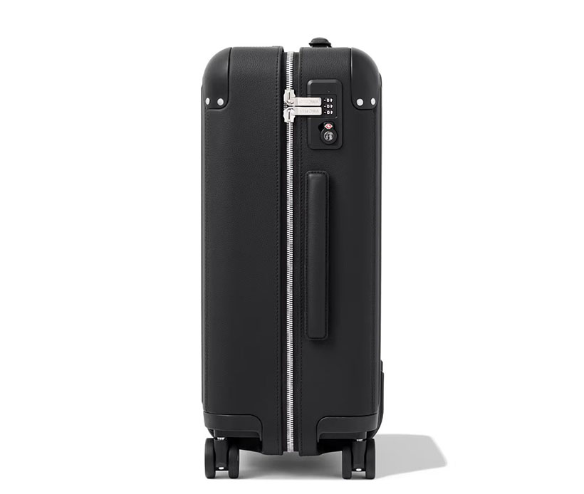 RIMOWA Distinct Cabin Suitcase Is Crafted in Leather with Anodized ...