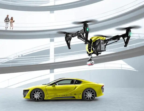 Rinspeed Drone Equipped Etos Autonomous Concept Car